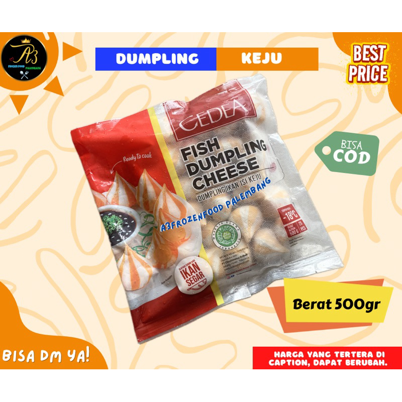 

CEDEA Fish Dumpling Chesee | Dumpling Keju | A3 frozenfood Palembang