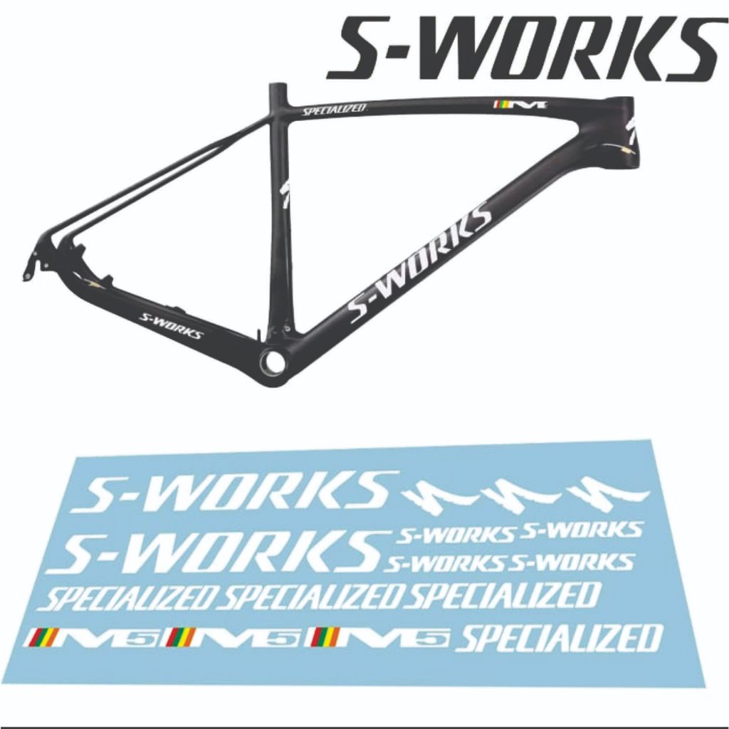 stiker sepeda S-WORKS specialized cutting#2
