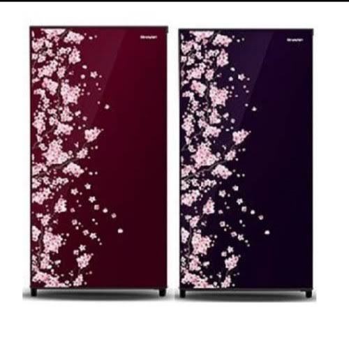 ULKAS 1 PINTU VIVID RED SHARP SJ-N182D-VR/VB |1 DOOR REFRIGERATOR SHARP