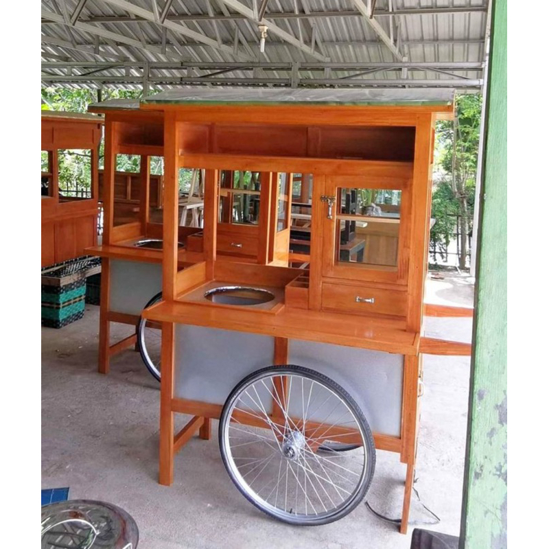 Gerobak bakso malang roda becak