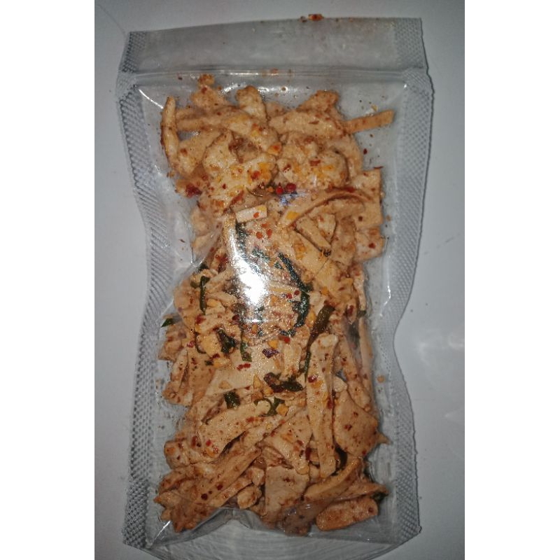 

Basreng Baso goreng Extra pedas Daun jeruk netto 75gram/ Basreng stik daun jeruk beli 10pcs gratis 1 pcs