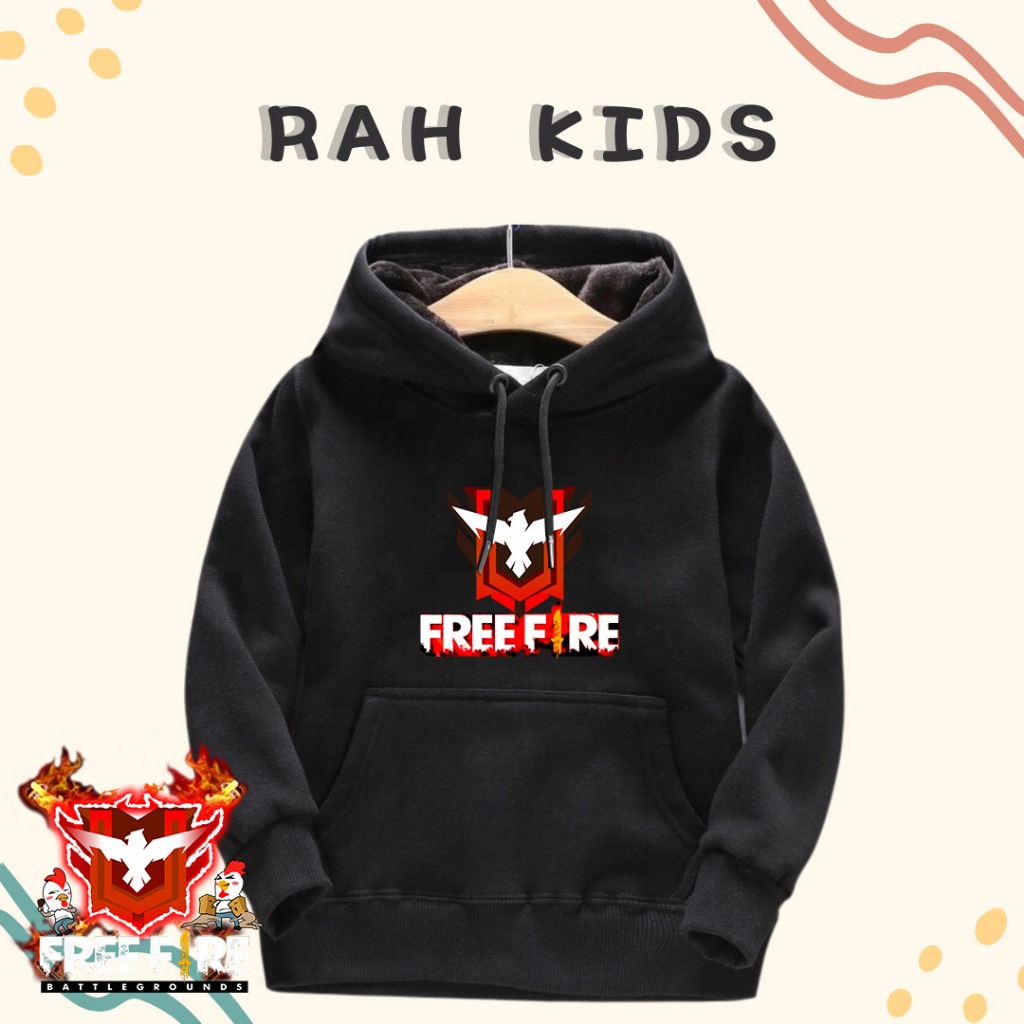 Termurah Jaket Hoodie Anak Laki Laki Perempuan Ff /Sweater Anak Umur 2 3 4 5 6 7 8 9 10 11 12