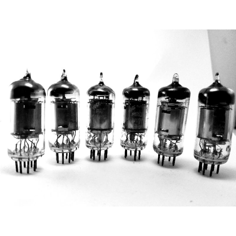 EF92 / 6CQ6 NOS EUROPE VALVE TABUNG VACUUM TUBE SIMILARY 6BA6 HIGHT QUALITY PHILIPS VINTAGE RADIO AM