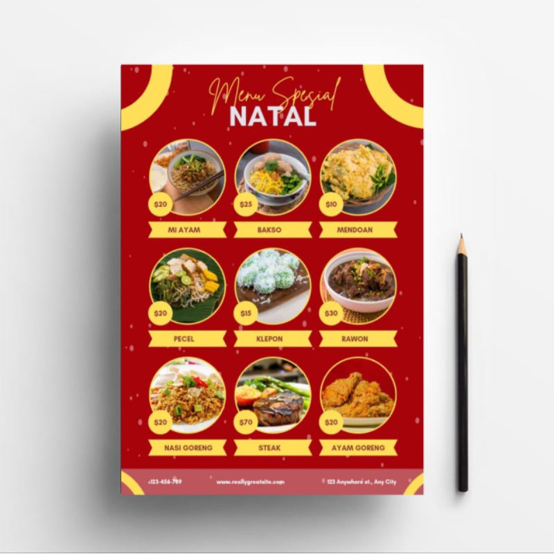 JASA DESAIN MENU MAKANAN MINUMAN MURAH AESTHETIC KEKINIAN