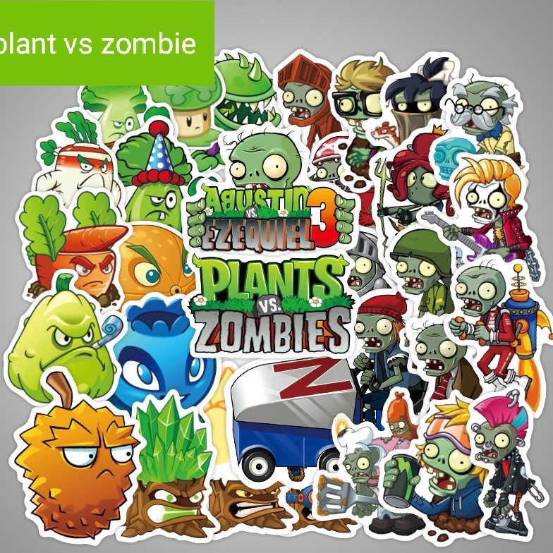 

Best seller Stiker plant vs zmbie paket rmvinyl 57