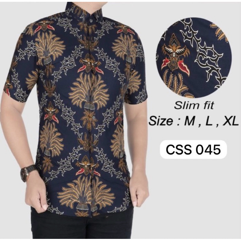 Kemeja Batik Slimfit CSS 045