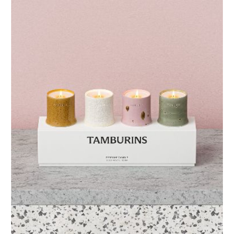 TAMBURINS CANDLE SET