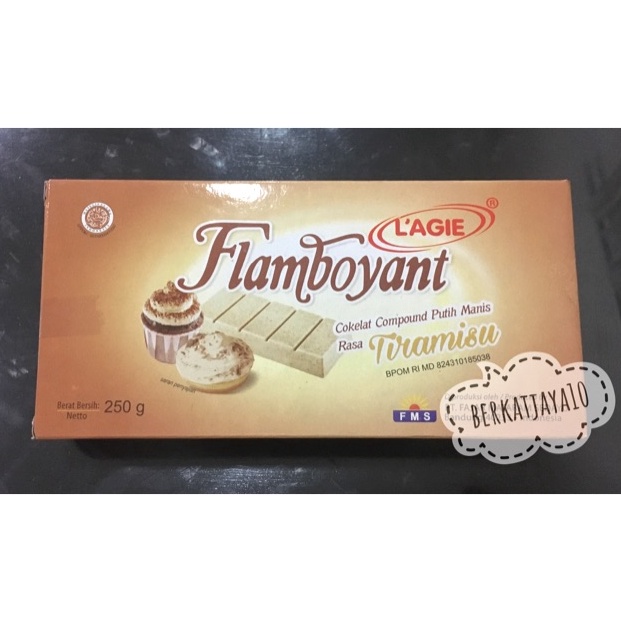 

Barang Pilihan KLAT TIRAMISU FLAMBYANT 25 Gram ari Lagie mpun hlate Halal P8