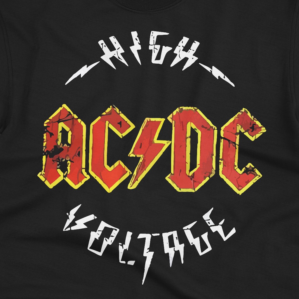 SABLON DTF BAND ACDC A3 A4 | SABLON SETRIKA CUSTOM ACDC ROCK N ROLL BY SABLONDONG