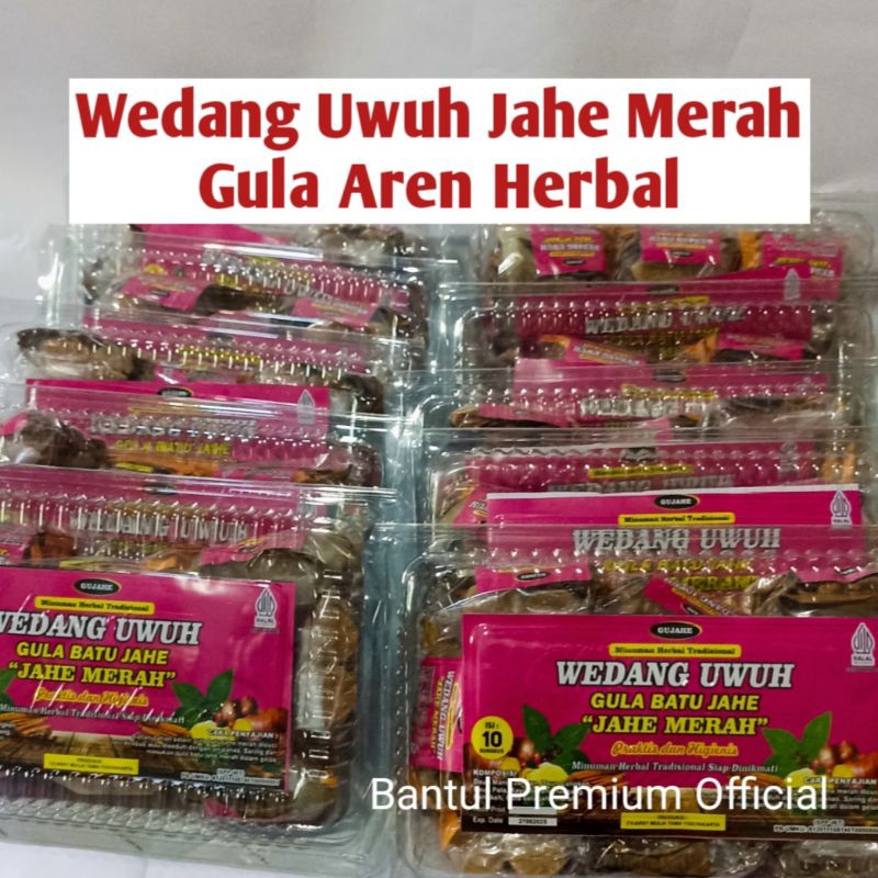 

Wedang Uwuh Jahe Merah Kemasan Mika isi 10 Bungkus /Minuman Herbal Tradisional Asli Bantul