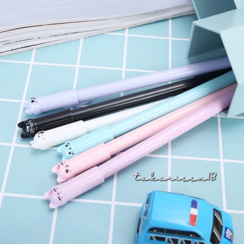

Pulpen lucu motif kucing / pena lucu motif / pulpen gel