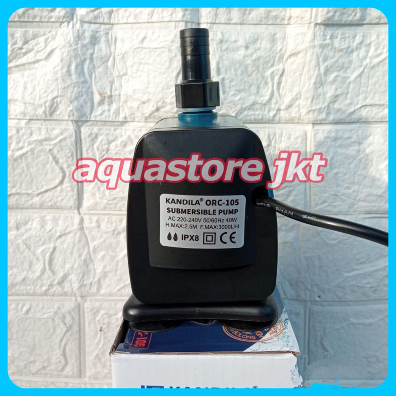 Sale Kandila orca Pompa mesin aquarium kolam ikan kandila orca 105 3000 L/H mesin kolam ikan besar