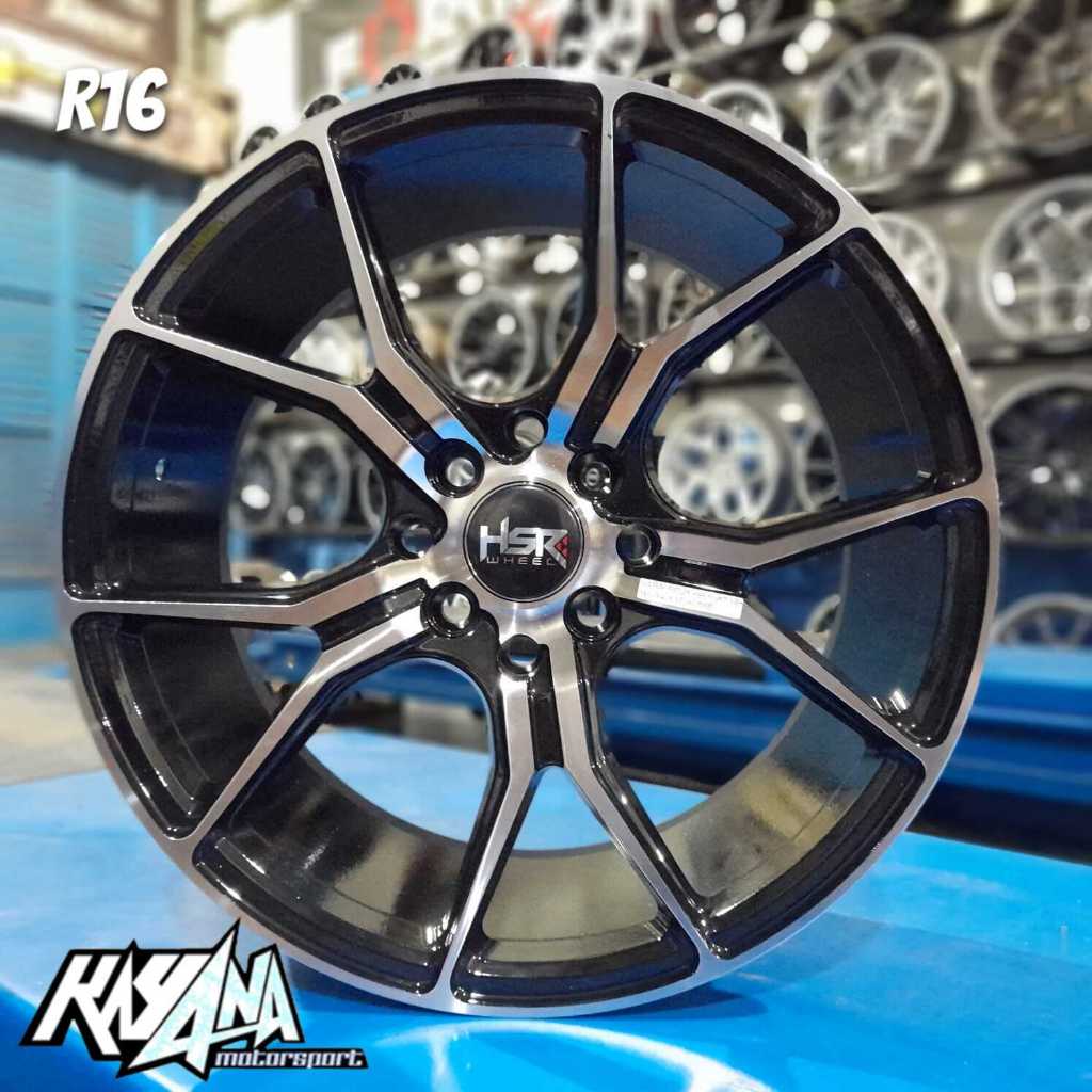 Pelek Mobil HSR Ring 16 Type Voodoo Velg Avanza Mobilio Yaris Sigra Jazz Velg Lebar 7 Et-40