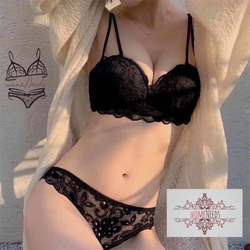 010 Bra Wanita Sexy Set Menggoda Celana Dalam Import Korea
