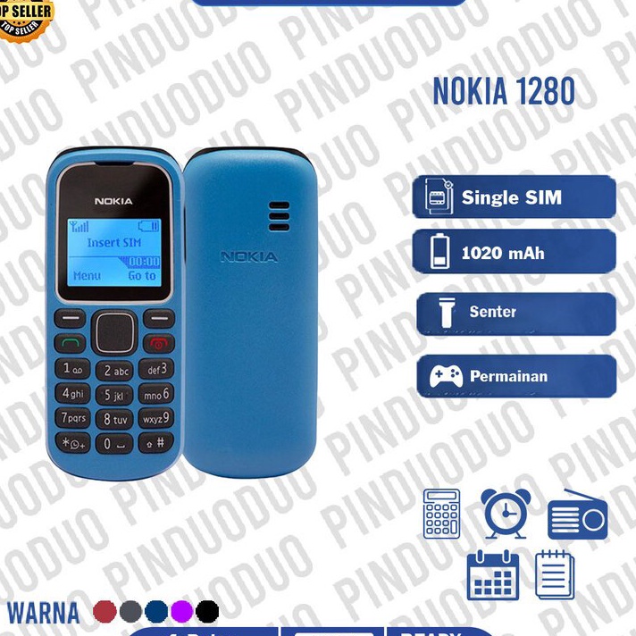 rai Hp nokia 128 Fullset Jadul Grosir Murah