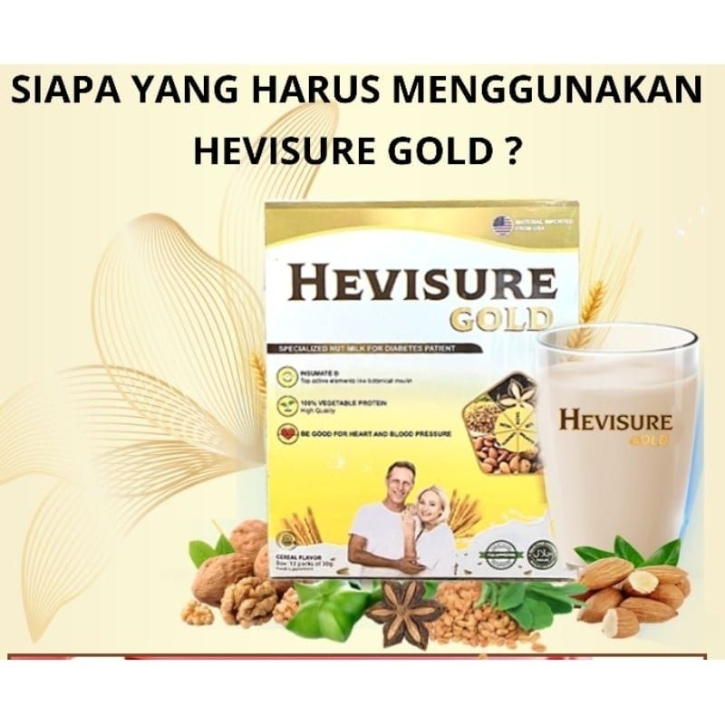 

HEVISURE GOLD MILK SUSU HERBAL ATASI DIABETES KENCING MANIS KADAR GULA RENDAH