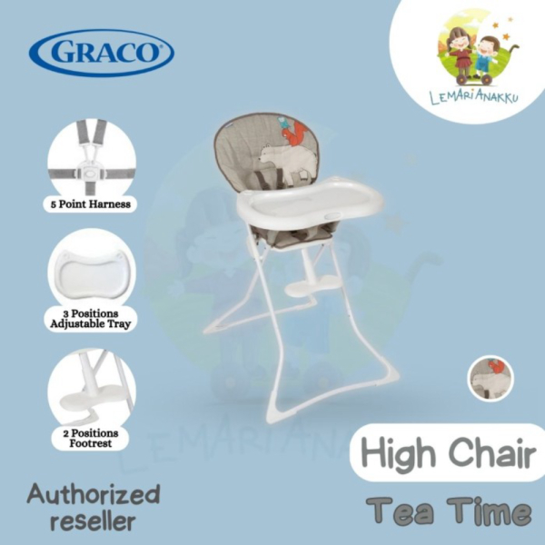 Unik Kursi Makan Graco Tea Time / High Chair Diskon