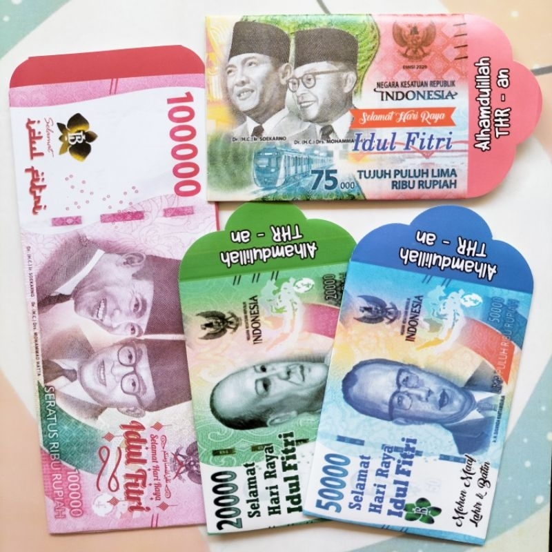 

AMPLOP MOTIF UANG BARU