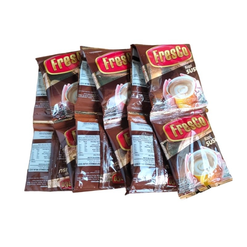 

FRESCO KOPI SUSU SACHET ISI 12x28g