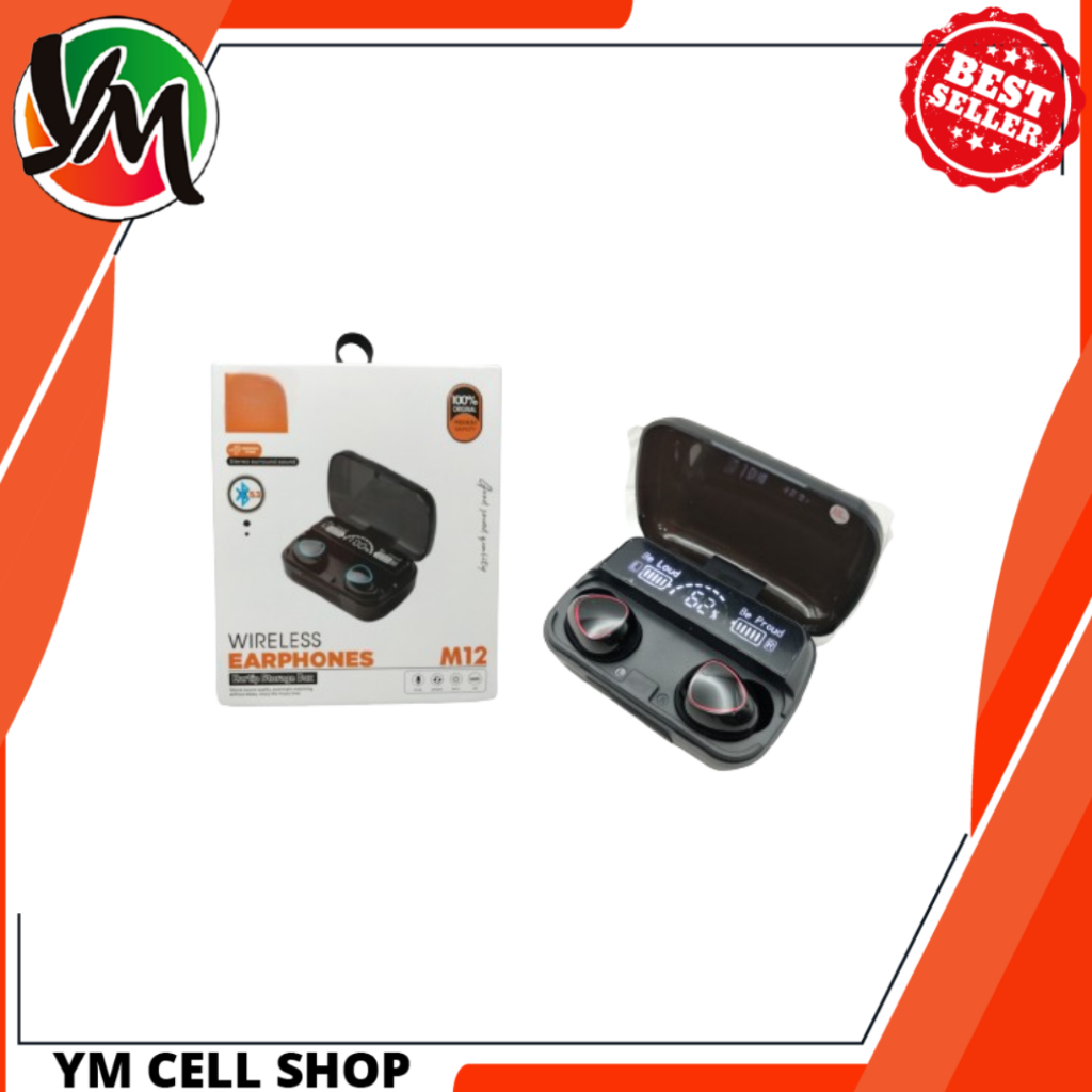 HANDSFREE BLUETOOTH TWS M12 Bluetooth Earphone Mini Earbuds