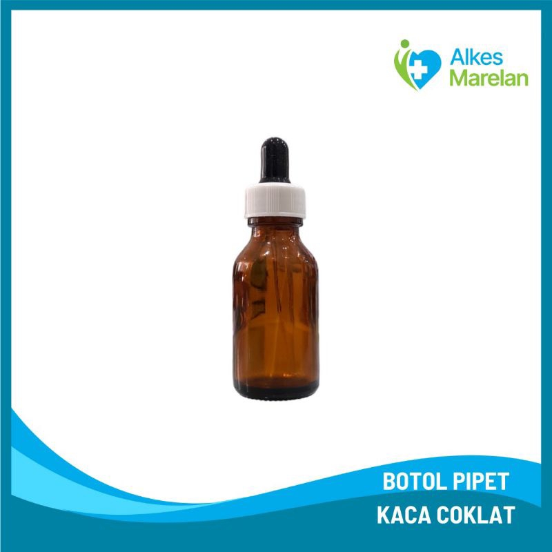 Botol Pipet Tetes 10 ml / Botol coklat kaca Pipet Tetes 20 ml / Botol coklat kaca Pipet Tetes 20 ml