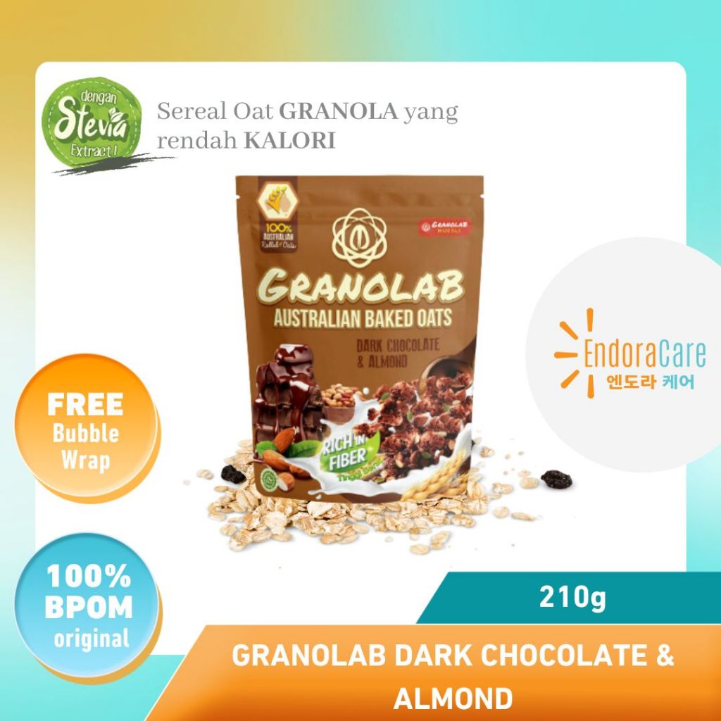 

Granolab Muesli Dark Chocolate & Almond Australian Baked Oats [210 g]