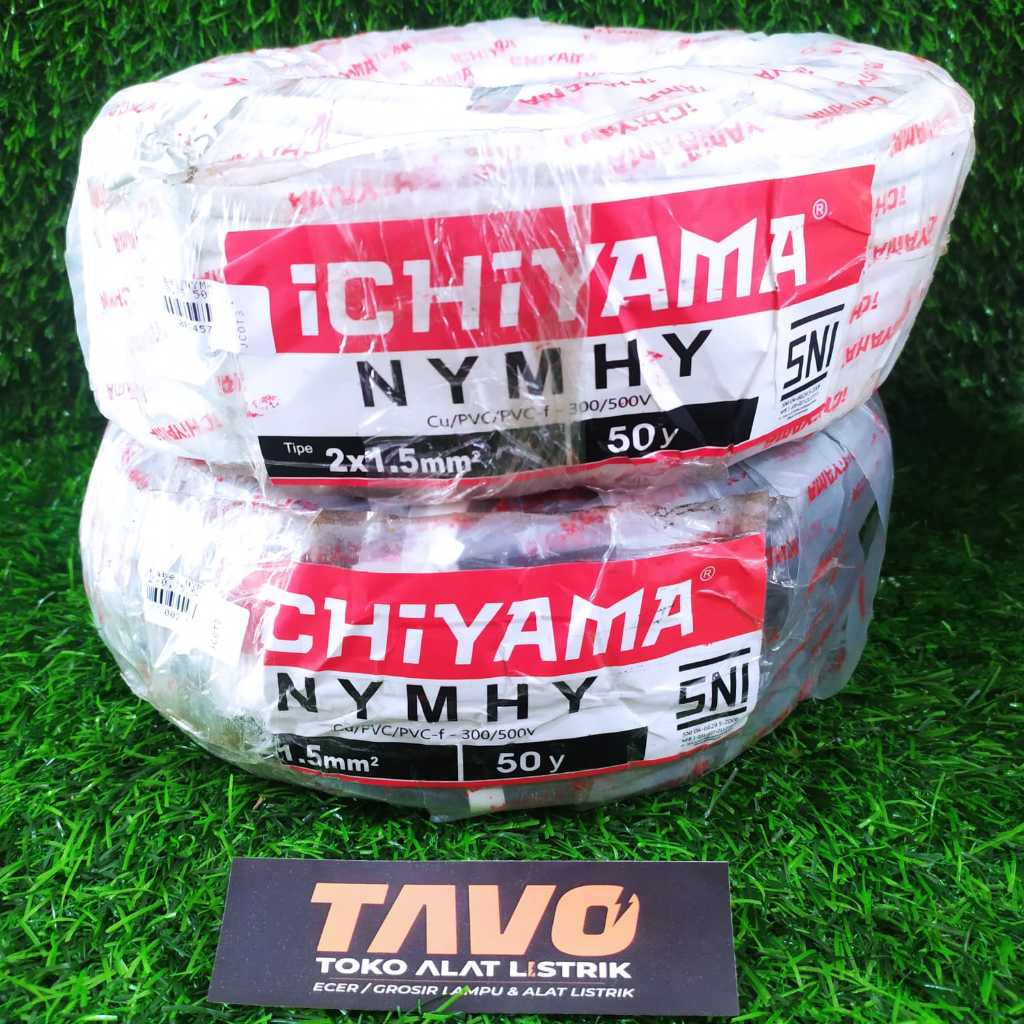 Kabel NYMHY ichiyama 2x1,5 50Y Per Roll / ICHIYAMA NYMHY /SERABUT