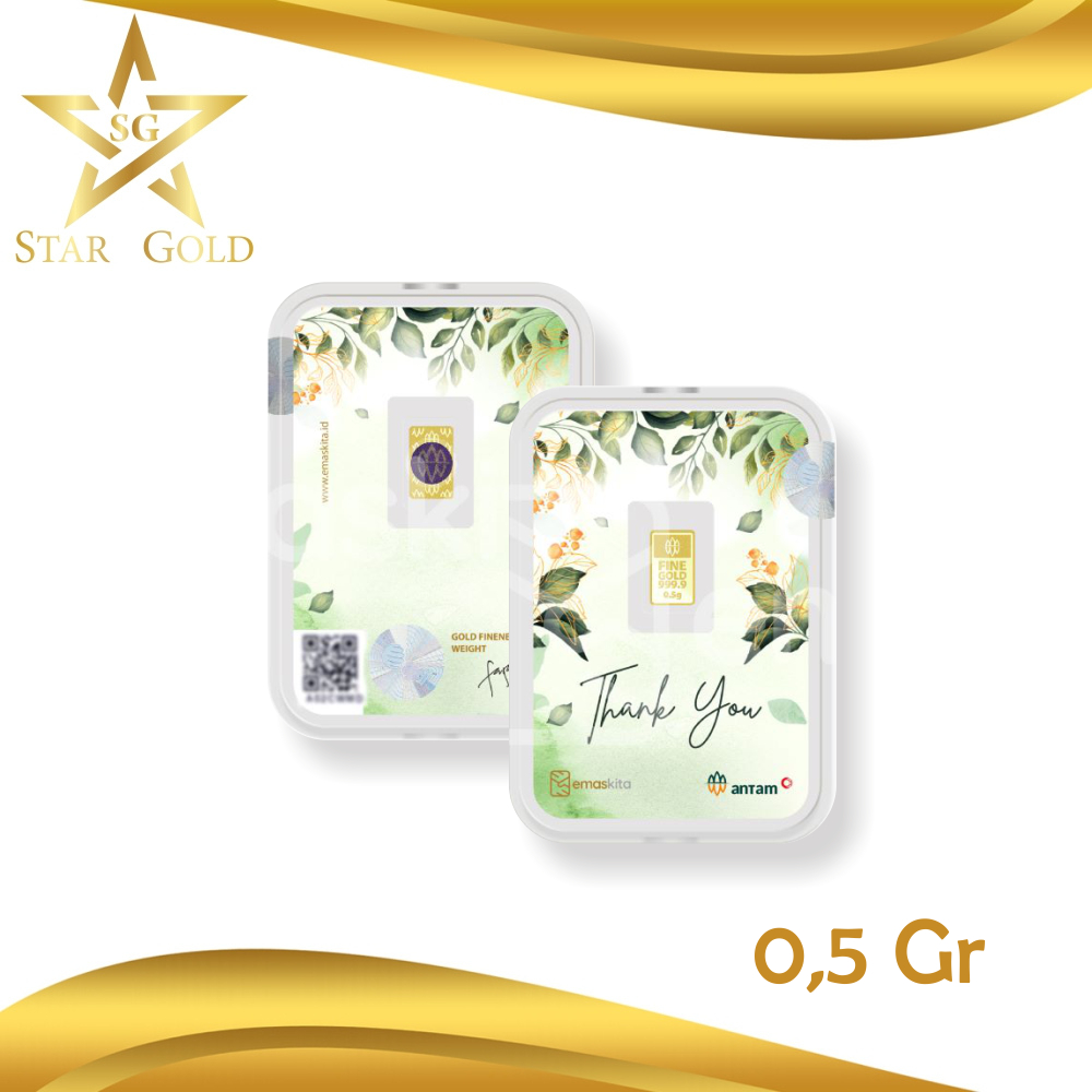 Star Gold Antam Indonesia Thank You Edition 0.5 Gr