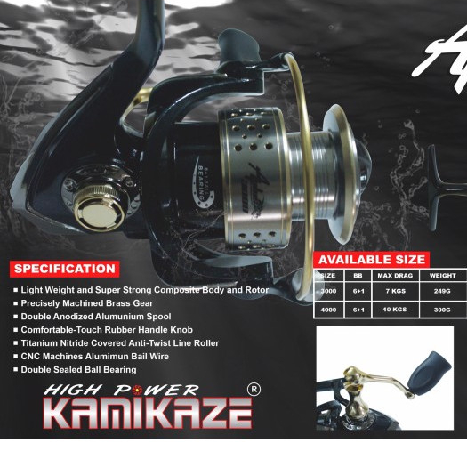 Reel Kamikaze Aplus 4000