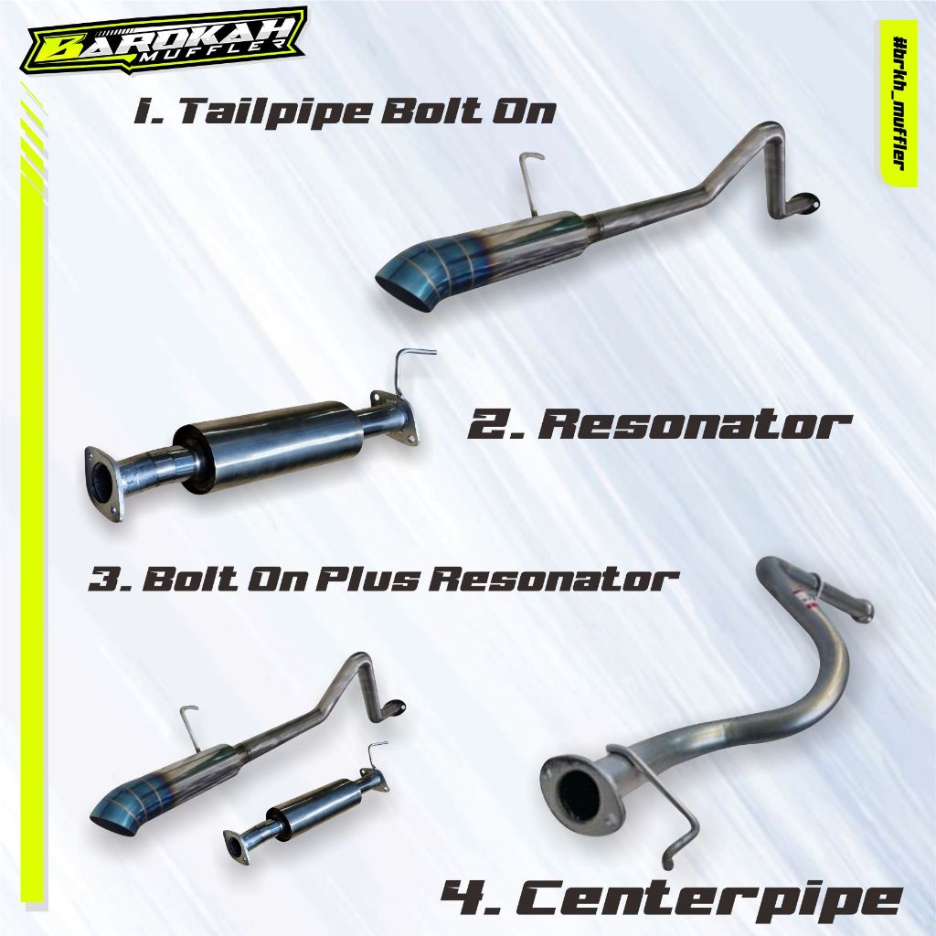 TAILPIPE BOLTON PANTHER TURBO / PANTHER TURBO TOURING-BERKUALITAS