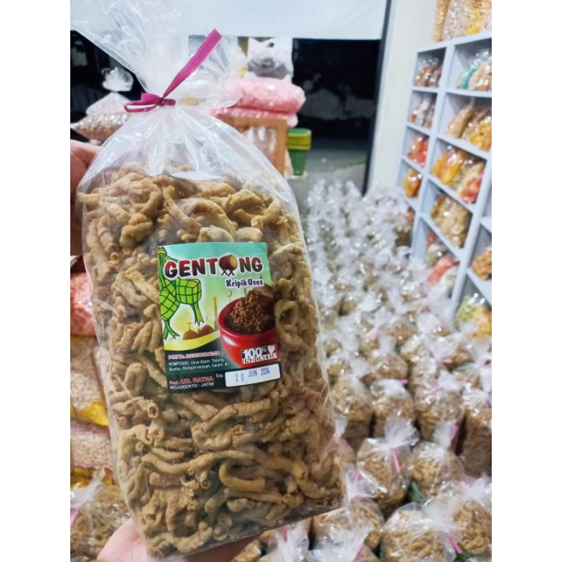 

kripik usus gentong 1 bal 2 kg enak renyah gurih mantap keripik usu crispy kripsus putra mahkota GOONG