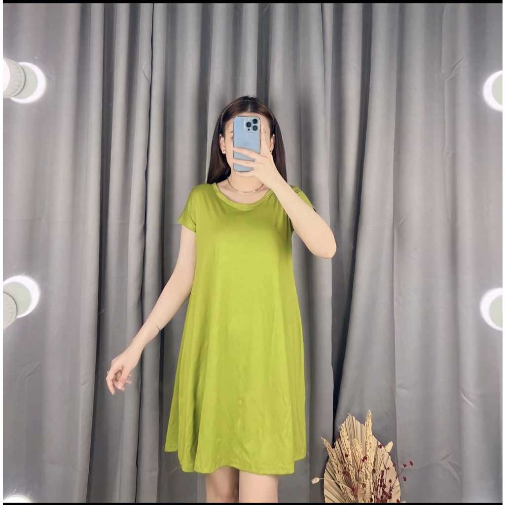 Dress Mola / Swing Dress / Daster Mola Wanita Dewasa / Mini Dress Spandek / Baju Tidur Wanita