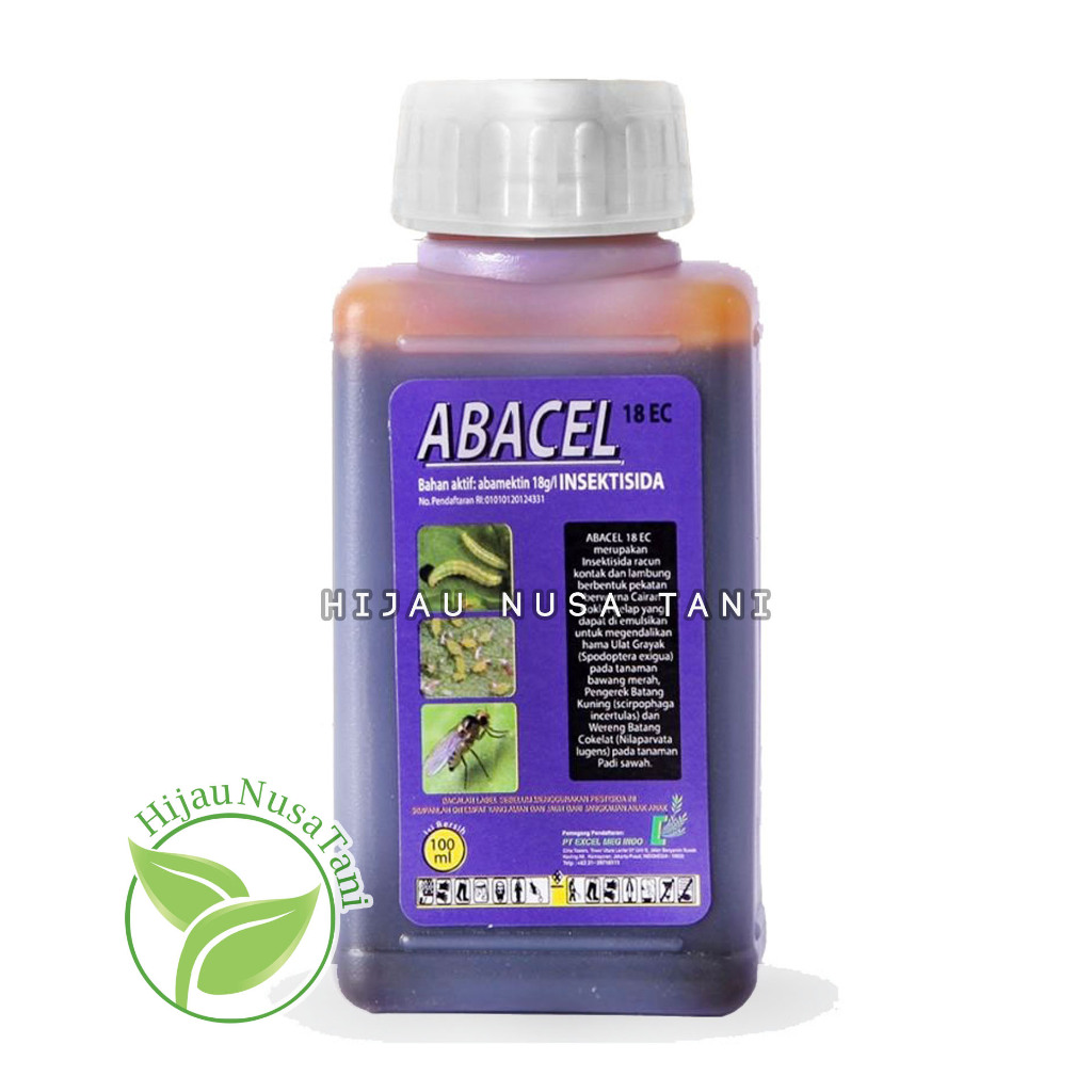 Insektisida ABACEL 18EC 100ml - Insektisida Pestisida pembasmi hama keriting bahan aktif abamectin k
