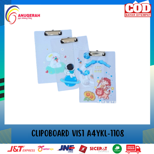 

VIS1 A4YKL-1108 CLIPBOARD ACRYLIC (PCS)