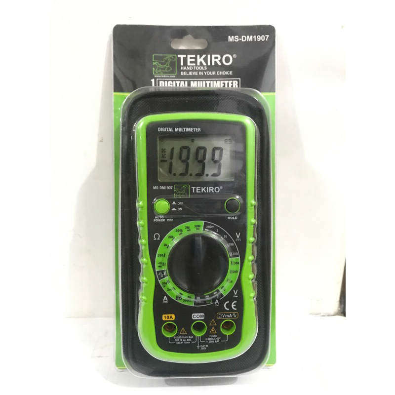 TEKIRO Multitester digital DM1907