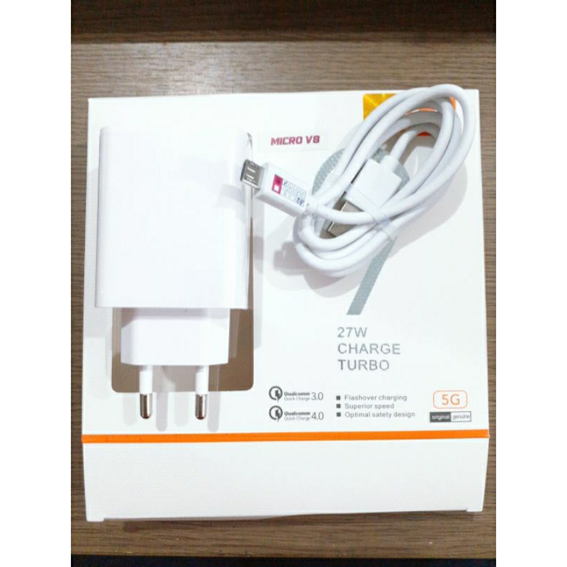 CHARGER MI 9 27W MICRO USB V8 TURBO CHARGER