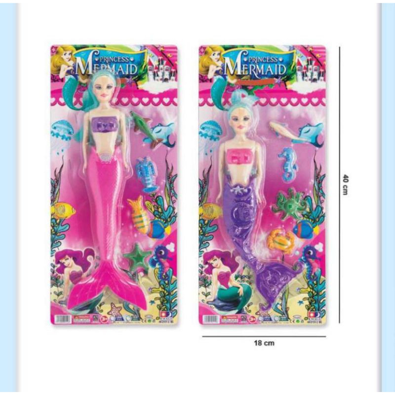Promo Mainan Boneka Barbie Putri Duyung - Mermaid dan aksesoris im-2151-2AB Termurah
