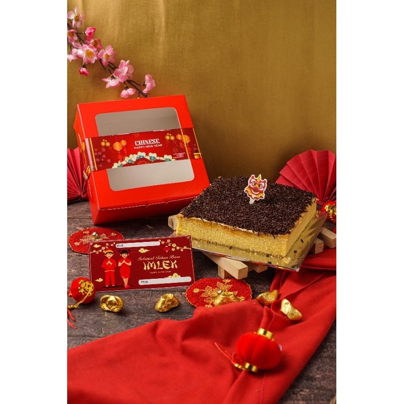 

CNY Hampers Imlek - Bolu Jadul keju coklat meises