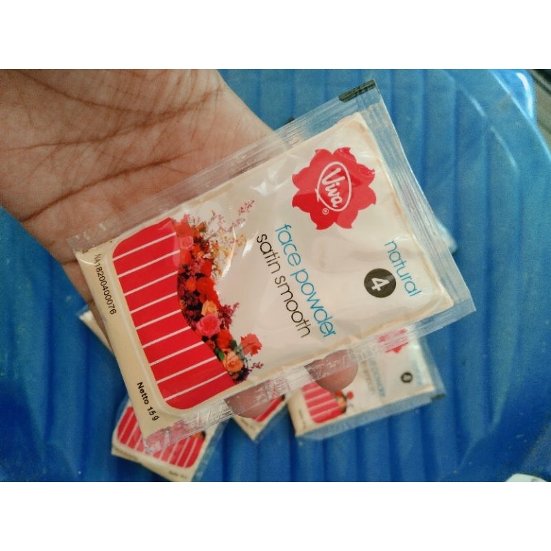 Bedak Viva  NO 4/ Face Powder/SATIN SMOOTH/BEDAK TABUR/