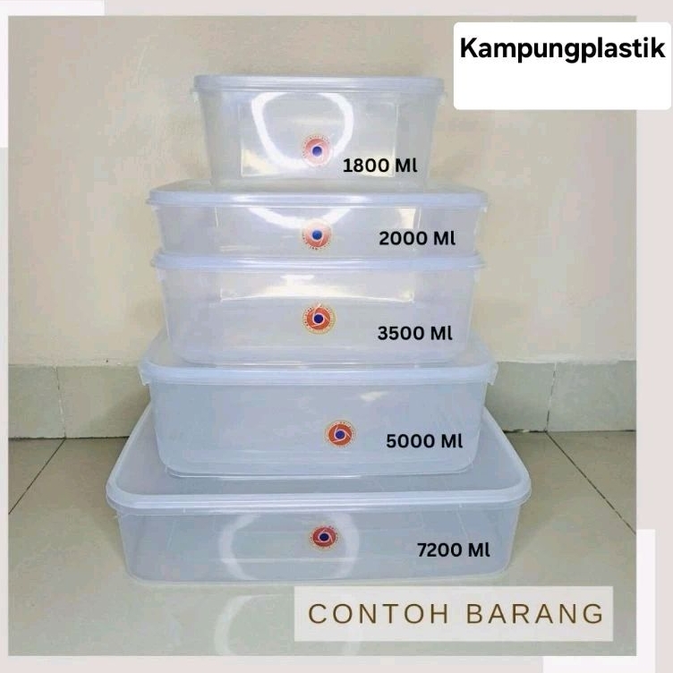 Sealware Transparan ori plast kotak box kue donat plastik / thinwall / sealbox /tepak sealpack 1800,