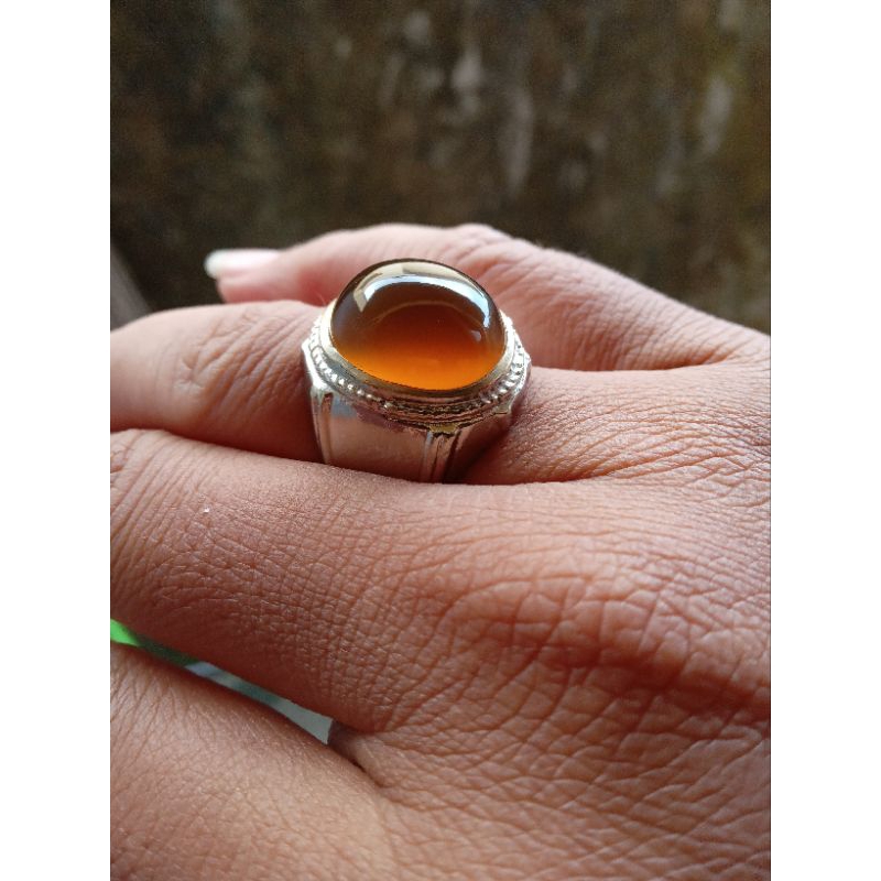 Cincin Pria Batu Solar Baturaja