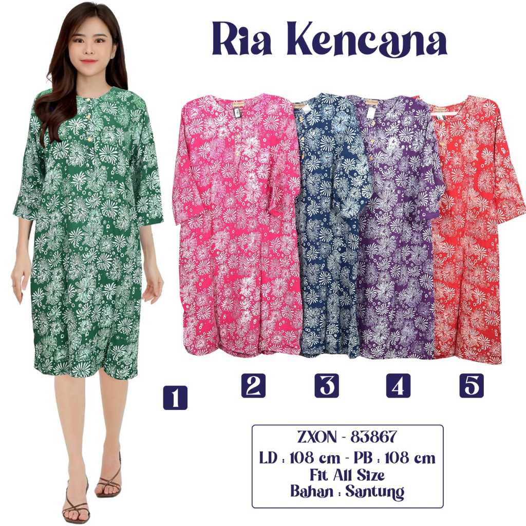DASTER BATIK WANITA DASTER MURAH DASTER DEWASA DASTER TERBARU RIA KENCANA