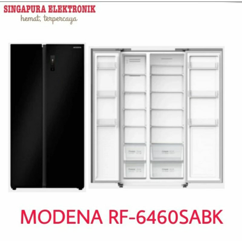Modena Kulkas Side By Side RF-6460SABK