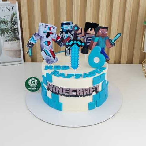 

ROBLOX PRINT UK 15CM / KUE ULANG TAHUN CUSTOME