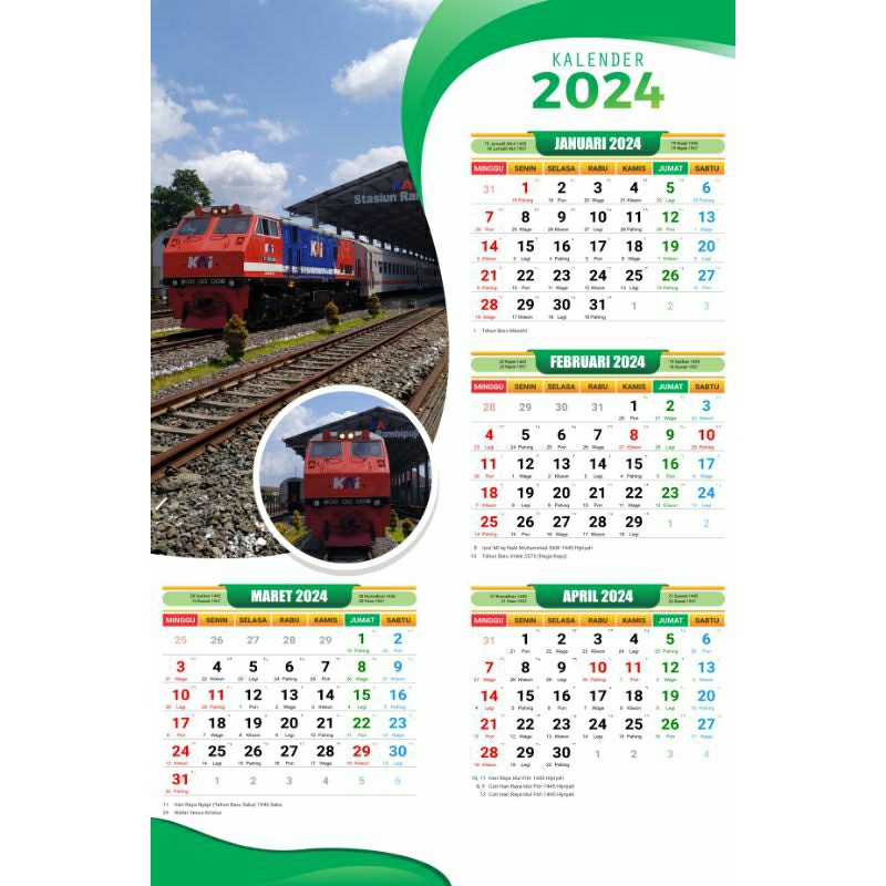 

Kalender Kereta 2024
