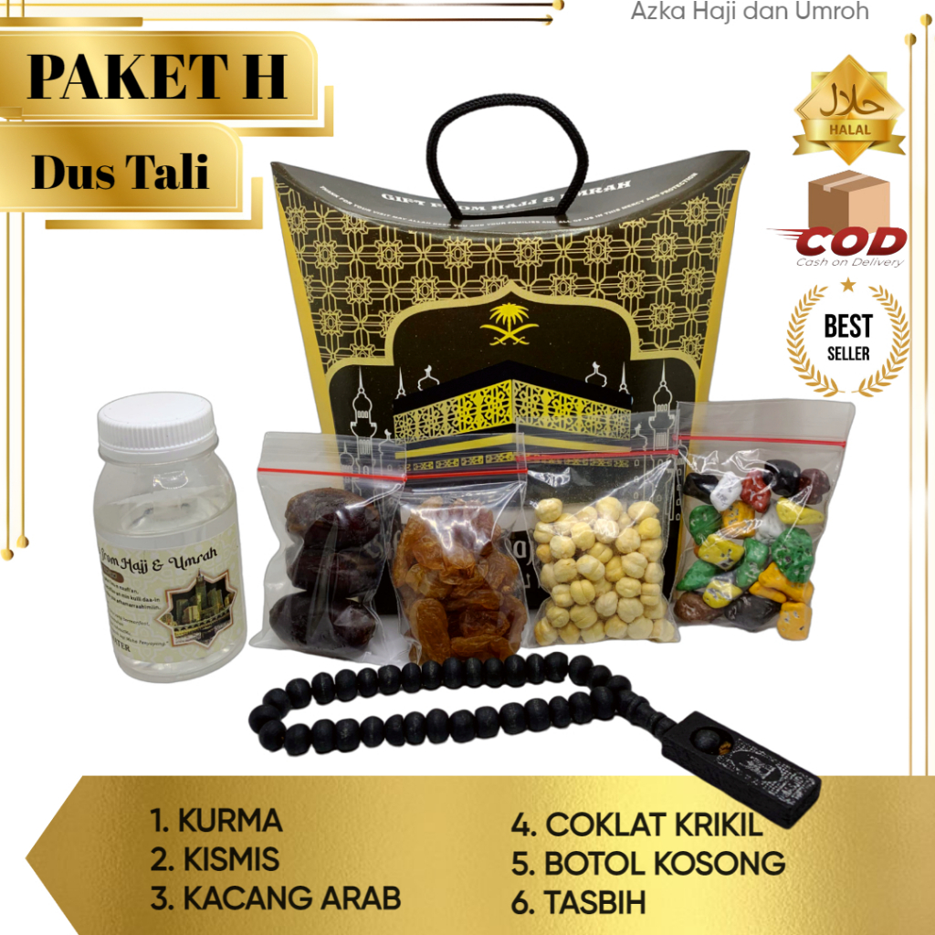 

PAKET H OLEH OLEH HAJI DAN UMROH DUS TALI / DUS KOTAK TANPA AIR ZAM-ZAM