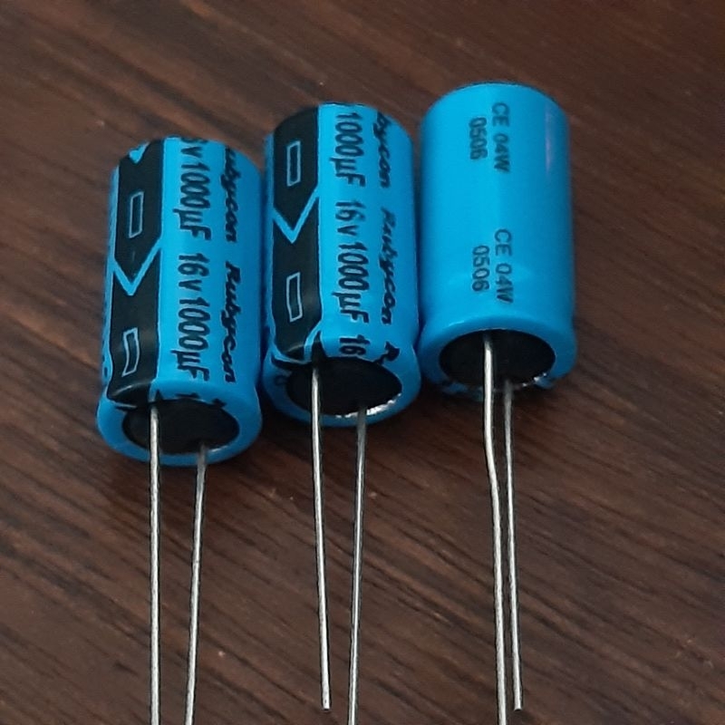 elco 1000uf 16V rubycon original