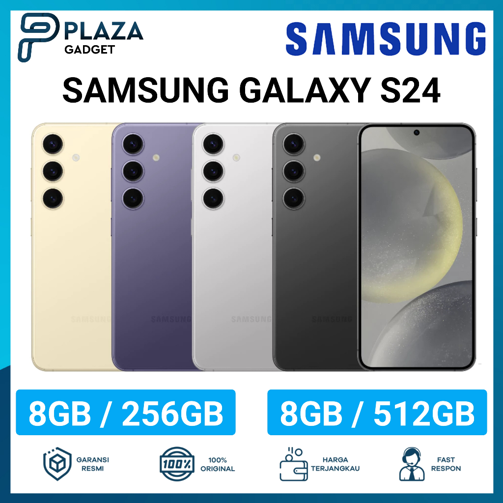 Samsung Galaxy S24 5G 8GB/256GB 8GB/512GB Ram 8GB Rom 25GB 512GB new Ori Garansi Resmi 1 tahun