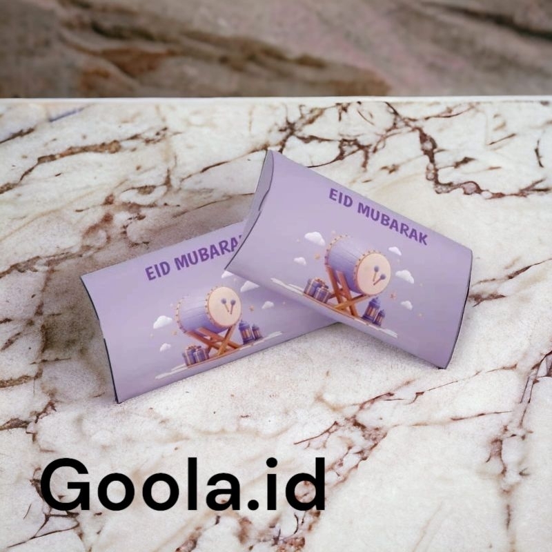 

pillow box edisi lebaran/pillow box idul Fitri/box souvernir lebaran