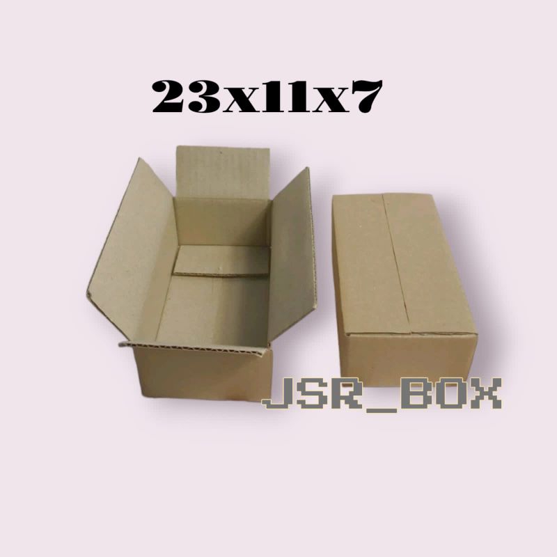 

kardus box packing 23x11x7